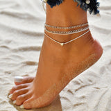 Modyle Anklets for Women Foot Accessorie Summer Beach Barefoot Sandals Bracelet ankle on the leg Female Ankle gifts for women