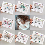 3D Sexy  face tattoo stickers Temporary tattoos  glitter fake tattoo  rhinestones for woman  Party face Jewels tatoo