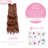 Wig Piece Female Curly Hair Fluffy Pad Hair Piece One-Piece Top Replacement Pad Hair Root Device Patch Hair Extension Piece