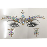 3D Sexy  face tattoo stickers Temporary tattoos  glitter fake tattoo  rhinestones for woman  Party face Jewels tatoo