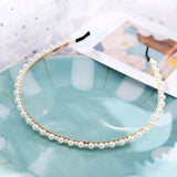 Fashion New Elegant Full Pearls Hairbands for Women Sweet Headband Hair Bundle Lady Hair Hoops Accessories