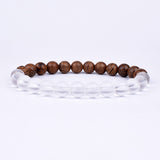 Volcanic Stone Bracelet for Men Lava Wooden 8mm Beads Bracelet Tibetan Buddha Wrist Chain Women Men Jewelry Gift New Bracelets