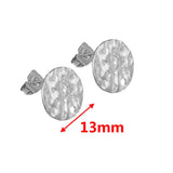 10pcs Stainless Steel Geometric Round Earring Stud Golden hollow Flowers Earrings Base Connectors Linker Diy Making Accessories