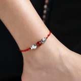 Simple Heart Anklets Female Barefoot Sandals Foot Jewelry Leg Anklet On Foot Ankle Bracelets For Women Bohemian Beach Leg Chain