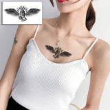 Feather Bird 8 Element Pattern Dandelion Temporary Tattoo Sticker Fake Tattoos for Women Men Body Makeup Waterproof Stickers