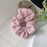 New Knitted Hair Scrunchie Headband for Women Solid Color Velvet Elastic Hair Bands Rings Girls Hair Accessories Headwear