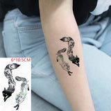 Waterproof Temporary Tattoo Sticker 10.5*6 cm butterfly fish tatto stickers flash tatoo fake tattoos for girl women