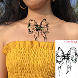 Waterproof Temporary Tattoo Sticker Rose Flower Hand back tatto Art  flash tatoo fake tattoos for women men