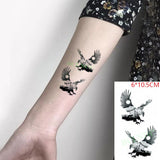 Waterproof Temporary Tattoo Sticker 10.5*6 cm butterfly fish tatto stickers flash tatoo fake tattoos for girl women