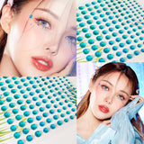 3D Face Jewelry Crystal Diamond Disposable Tattoo Stickers DIY Women Eyes Face Body Rhinestones Waterproof Makeup Art Stage 1pcs