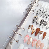 New Nail Art Piece Storage Book Large Capacity Exhibition Photo Album Card Clip display Board DIY Simple Album Storage Book