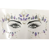 3D Sexy  face tattoo stickers Temporary tattoos  glitter fake tattoo  rhinestones for woman  Party face Jewels tatoo