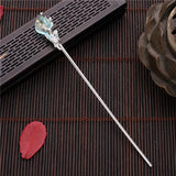 Vintage Chinese Style Hanfu Hair Stick Women Metal Glaze Hair Fork Hair Chopsticks Hairpin Woman Jewelry Hair Clip Accessories