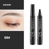 Mtcytea 0.01mm Ultra Fine Eyebrows Pencil Waterproof Sweat-proof Liquid Eyebrow Pen Long Lasting Professional Makeup Eye Cosmetics