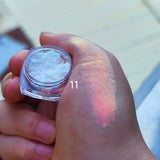 Chameleon Polarized Aurora Shimmering Eyeshadow Powder Thin Iridescent Eye Shadow Holographic Eye Shadow Highlighter Pigments