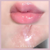 Mirror Water Lip Gloss Water Glossy Lip Glaze Transparent Lip Oil Lasting Liquid Lipstick Clear Glitter Primer Hydrating Plump