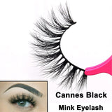 Mtcytea 3D Handmade Mink Eyelashes Brown Thick Long Faux Eyelash Natural Messy Cross Lashes For Lash Extension New  Makeup Tools