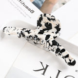 New Acetate Hair Claws Crab Clamps Charm Claw Clips Women Girls Leopard Hair Clips Retro Cross Hairdress Hair Styling Tool