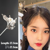 Retro Elegant Korean Fashion Hairpin for Women Hotel Del Luna 호텔 델루나 Celebrity Hair Accessories IU TV Jewelry Gift Drama Hairpin