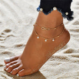 Modyle Anklets for Women Foot Accessorie Summer Beach Barefoot Sandals Bracelet ankle on the leg Female Ankle gifts for women