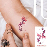 Waterproof Temporary Tattoo Sticker 10.5*6 cm butterfly fish tatto stickers flash tatoo fake tattoos for girl women