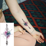 Waterproof Temporary Tattoo Sticker 10.5*6 cm butterfly fish tatto stickers flash tatoo fake tattoos for girl women