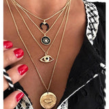 Mtcytea Fashion Jewelry Necklace Soft Snake Bone Chain Double Layered Necklace Statement Necklace Women Choker Chain Wholesale