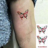 Waterproof Temporary Tattoo Sticker 10.5*6 cm butterfly fish tatto stickers flash tatoo fake tattoos for girl women