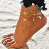 Modyle Anklets for Women Foot Accessorie Summer Beach Barefoot Sandals Bracelet ankle on the leg Female Ankle gifts for women