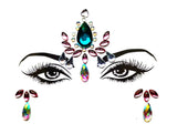 3D Sexy  face tattoo stickers Temporary tattoos  glitter fake tattoo  rhinestones for woman  Party face Jewels tatoo