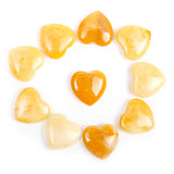 10pc/set Natural Heart Shaped Crystals Stones Mini 2cm Ornaments Reiki Rose Quartz 7 Chakras Energy Healing Gemstones Home Decor