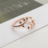 Gold Color Hollowed-out Heart Shape Open Ring Design Cute Fashion Love Jewelry for Women Girl Child Gifts Adjustable