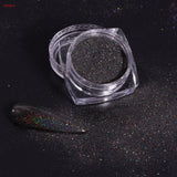 Holographic Nail Powder Chrome Laser  Magic Mirror Glitter Rub Dust Flakes High Quality Shinning Manicure Decoration Pigment FT2