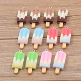 10Pcs 26 Styles Mix Fruit Animals Flowers Sieve Resin Earring Charms Diy Findings Keychain Bracelets Pendant For Jewelry Making