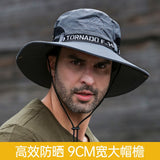 New Sun Protection Fishing Hat Summer Breathable Mesh Camping Hiking Caps Anti-UV Sun Hat Mountaineering Caps Men's Panama Hat