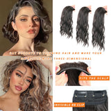 Wig Piece Female Curly Hair Fluffy Pad Hair Piece One-Piece Top Replacement Pad Hair Root Device Patch Hair Extension Piece