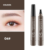 Mtcytea 0.01mm Ultra Fine Eyebrows Pencil Waterproof Sweat-proof Liquid Eyebrow Pen Long Lasting Professional Makeup Eye Cosmetics