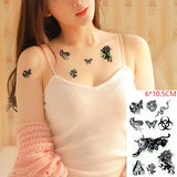 Waterproof Temporary Tattoo Sticker 10.5*6 cm butterfly fish tatto stickers flash tatoo fake tattoos for girl women