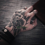 Waterproof Temporary Tattoo Sticker Rose Flower Hand back tatto Art  flash tatoo fake tattoos for women men