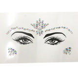 3D Sexy  face tattoo stickers Temporary tattoos  glitter fake tattoo  rhinestones for woman  Party face Jewels tatoo