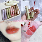 Mtcytea Iced Tea Mirror Lip Glaze Watery Lip Gloss Waterproof Lasting Transparent Jelly Liquid Lipstick Womon Beauty Makeup Lip Cosmetic