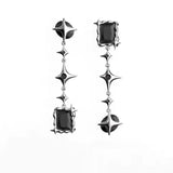 Cool Y2K Star Drop Earrings Hot Girl Harajuku Creative Planet Pearl Crystal Stars Earings Korean Fashion for Women Punk Jewelry