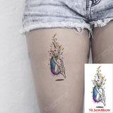 Waterproof Temporary Tattoo Sticker 10.5*6 cm butterfly fish tatto stickers flash tatoo fake tattoos for girl women