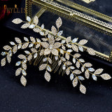 A53 Newest Design Bridal Comb Luxury Diamond Wedding Headband Tiaras for Women Hair Jewelry Bride Headpiece Wedding Accessories