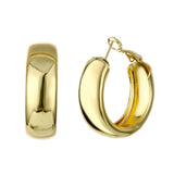 Retro Alloy Metal Round Hoop Earrings for Women Fashion Gold Color Silver Color Bohemian Jewelry Earrings Party Gift