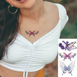 Waterproof Temporary Tattoo Sticker 10.5*6 cm butterfly fish tatto stickers flash tatoo fake tattoos for girl women