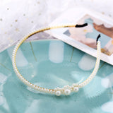 Fashion New Elegant Full Pearls Hairbands for Women Sweet Headband Hair Bundle Lady Hair Hoops Accessories