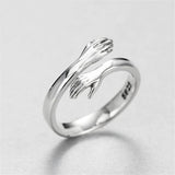 Korean Style Minimalist Geometric Rings for Women Cross Irregular Adjustable Simple Finger Ring Hip Hop Punk Open Ring Jewelry