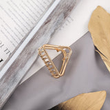 Fashion Gold Silver Hollow Geometric Hair Clips Metal Hair Claw Cross Hairclip Headband Hairpin Hair Crab Women Hair Accessories