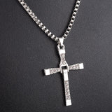 Stainless Steel Inverted Cross Pendant Choker Necklace Charm Couples Jewelry Women's Neck Chain Christmas Gift Lady Necklace